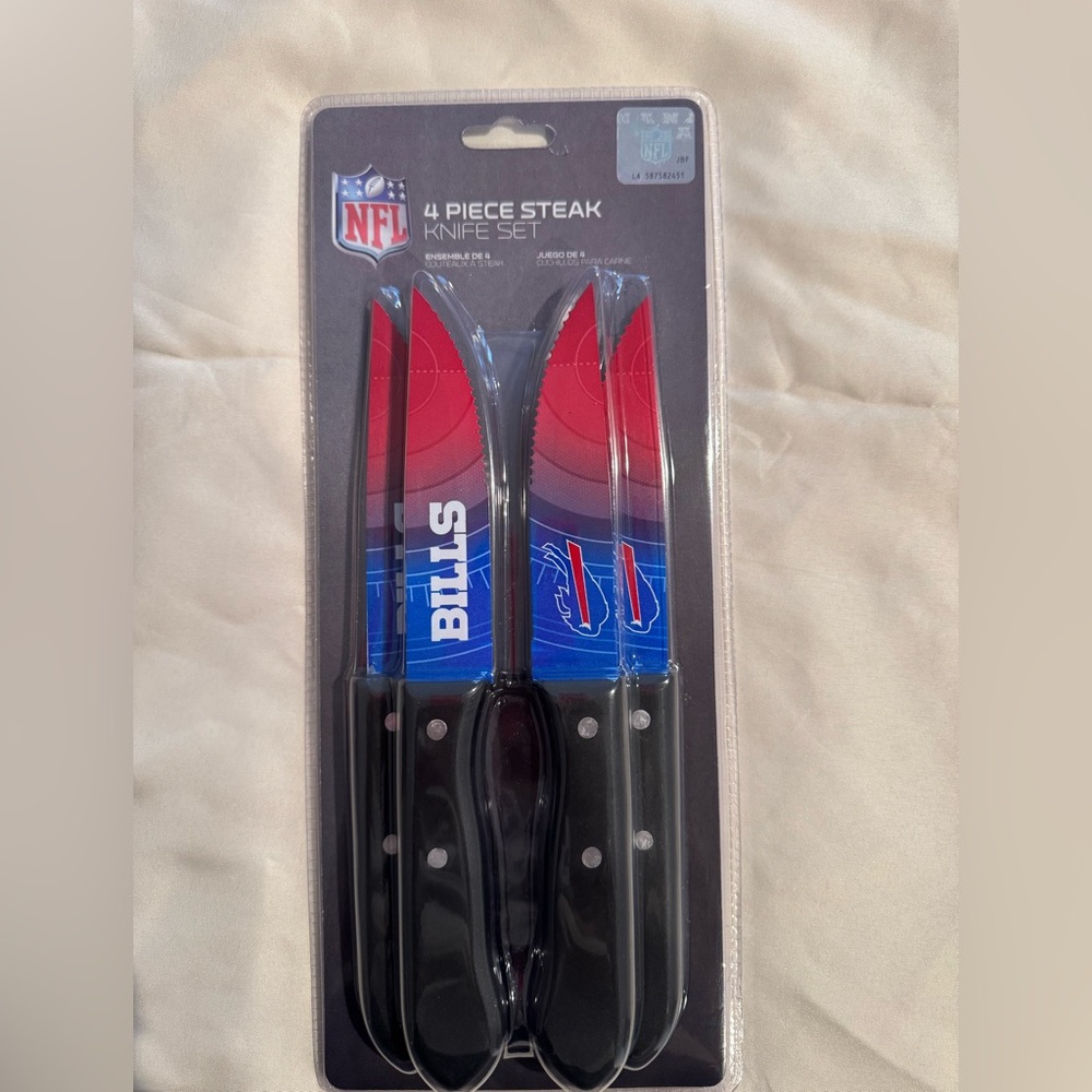 NFL Steak Knife Set - Buffalo Bills